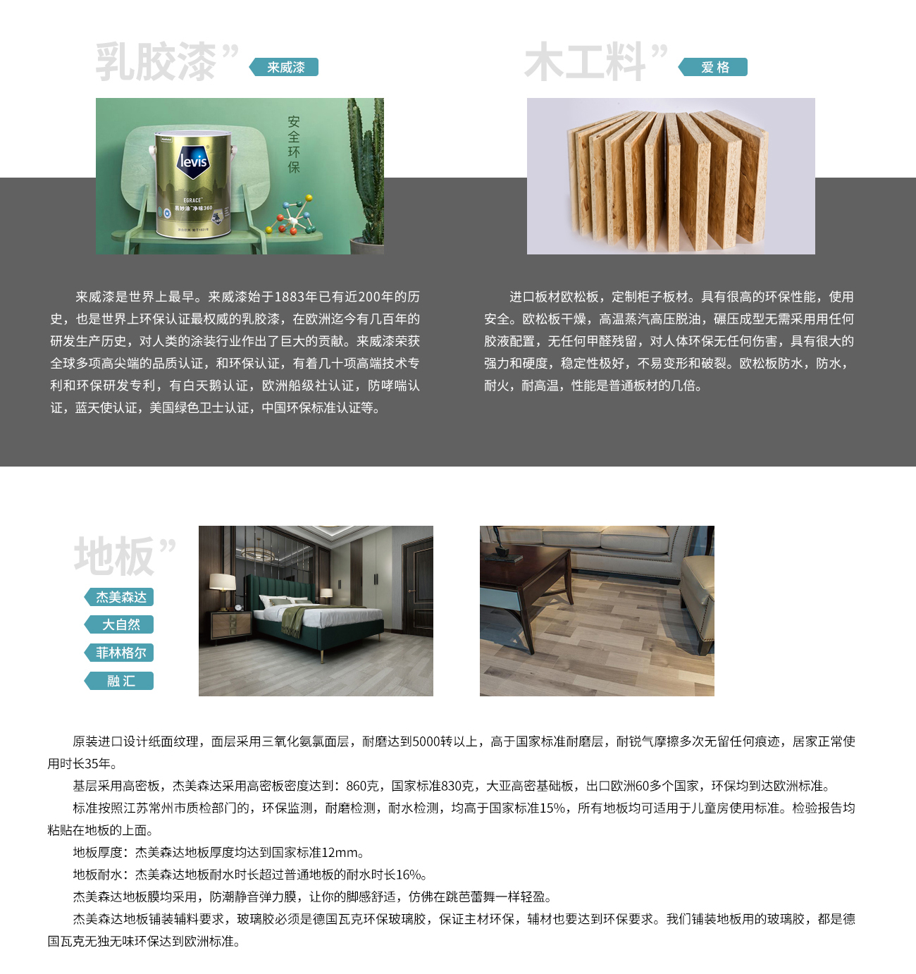 旺财28装饰产品优势